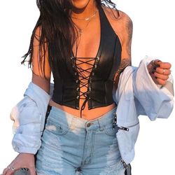 Size Small Black Halter Top 