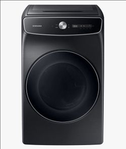 7.5 cu. ft. Smart Dial Gas Dryer with FlexDry™ and Super Speed Dry in Brushed Black