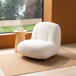 Brand new in box-Modern High-density Sponge and Metal Circular Base Single Chair