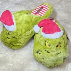 Dr.Seuss The Grinch Christmas Holiday Adult 3D Slippers | AVAILABLE SIZES: XL / M / XS 