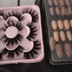 Eyelash Strips & Press On Nails