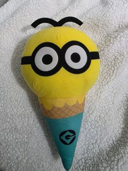 Despicable Me Minion Ice Cream Cone Plush