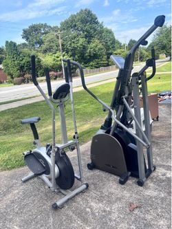 2-in-1 exercise bike and elliptical