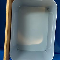 Container w/ Bamboo Lid 