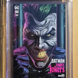 Batman Three Jokers 2 (CGC 9.8) 2020 Behind Bars Variant Cover D
Cert # ((contact info removed))
