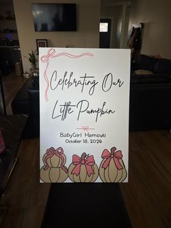 Foam Board Entrance Sign