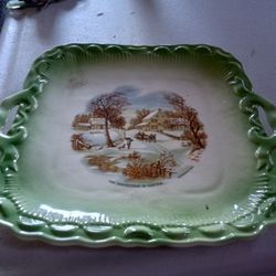 Antique Serving Platter 