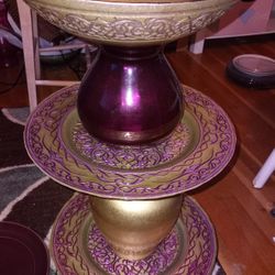 Glass Bird feeder/bath