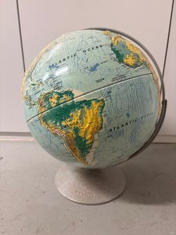 Vintage 24” Topical Globe