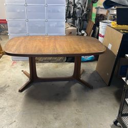 Vintage MCM Teak Extendable Dining Table