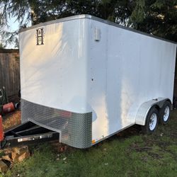 2021 Carry-On 7x14 Enclosed Trailer - Upgraded Floor & Rails
