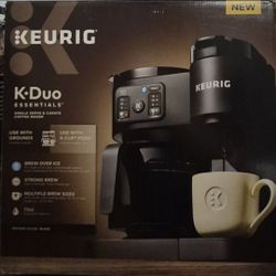 NEW KEURIG K-DUO E ESSENTIAL 