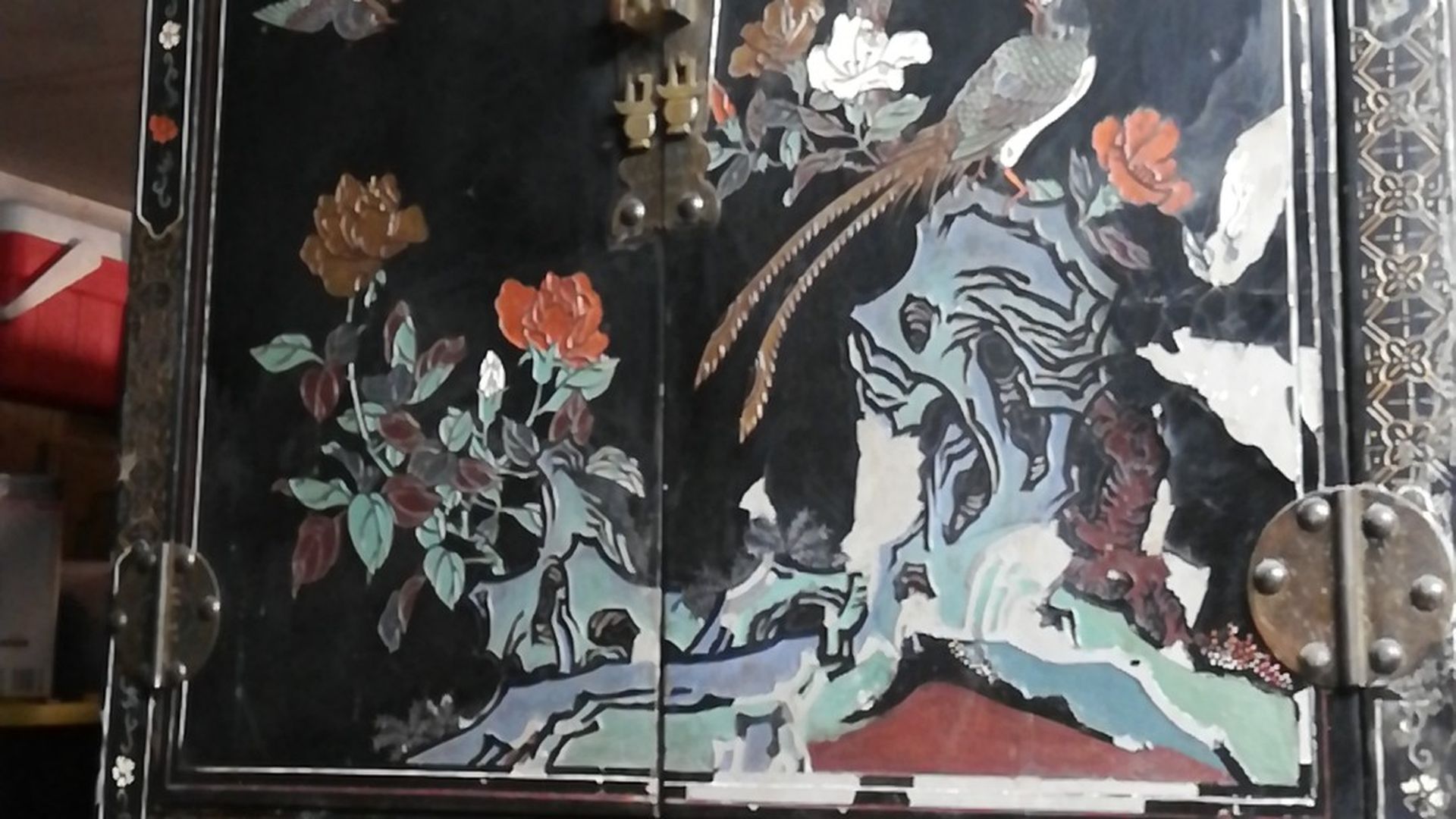 Antique Oriental Apothecary cabinet