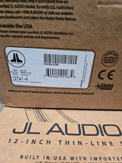 2 12 inch tw1 jl subs