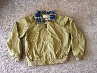 Men’s Vintage L.L. Bean Flannel Lined Warm Up Bomber Jacket