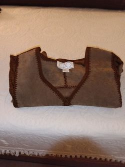 Women's Suede Cardigan