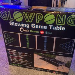 $80 Glo pong glow in game table