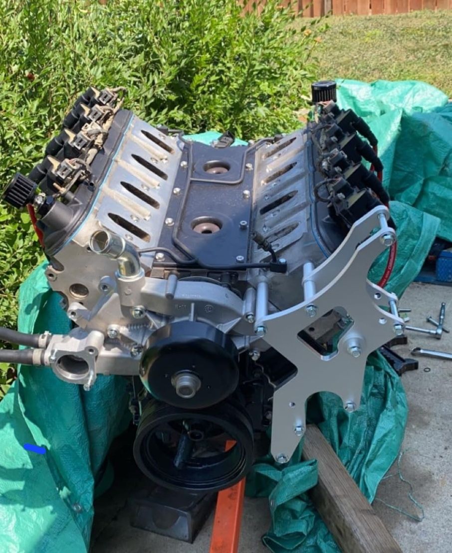 Chevy Ls Swap Alternator And Power Steering Brackets 