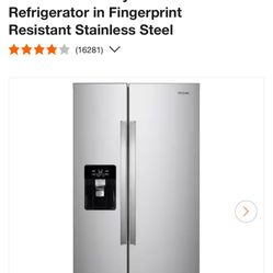 Whirlpool Refrigerator - stainless Steel