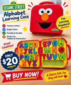 Sesame Street Alphabet Learning Case