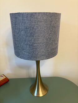 Navy blue/gold lamp