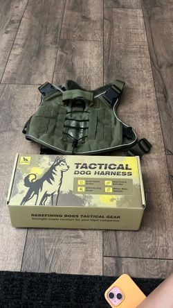 Wingoin Tactical Dog Harness Green size XL