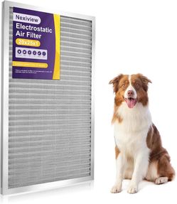 Furnace Filter-MERV8, Washable & Reusable Electrostatic Air Filter, AC/HVAC Furnace Filter, Permanent Air Filter, Breathe Fresher, Easy Install