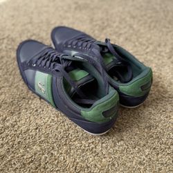 Lacoste Chaymon Sneakers Size 9.5 – Navy Blue & Green – Men’s