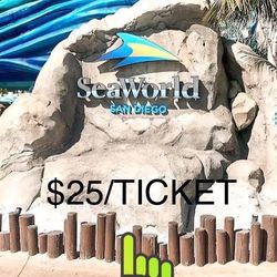 2 Seaworld Tickets ($25/ticket) Can Only Be Used Until Nov 7