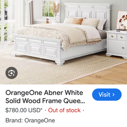 Brand new queen bed frame