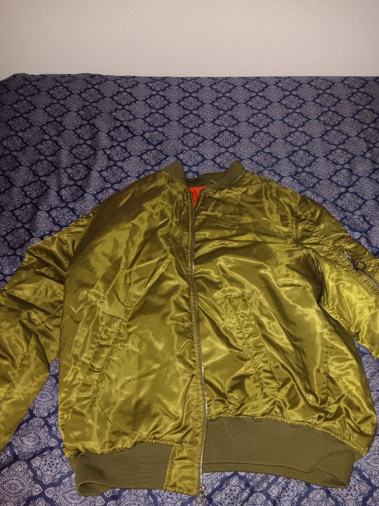 SouthPole Green Bomber Jacket