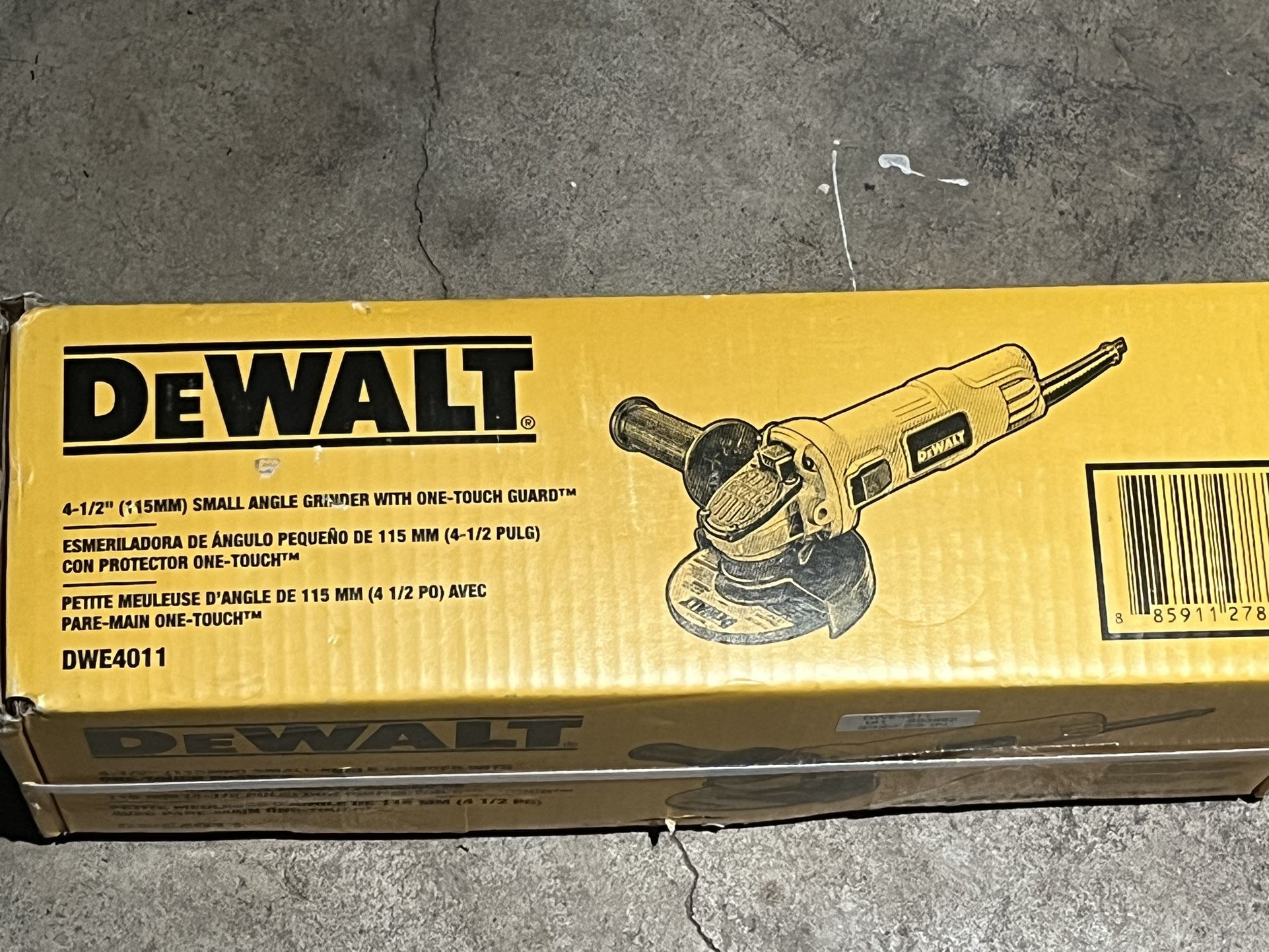 Dewalt 4 1/2” Grinder 7amp