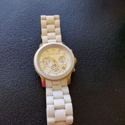 Michael Kors Woman's  Two Toned Chronograph Watch