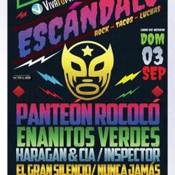 2 Boletos Para Escandalo Fest