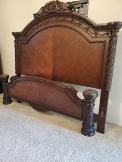 King bed frame only