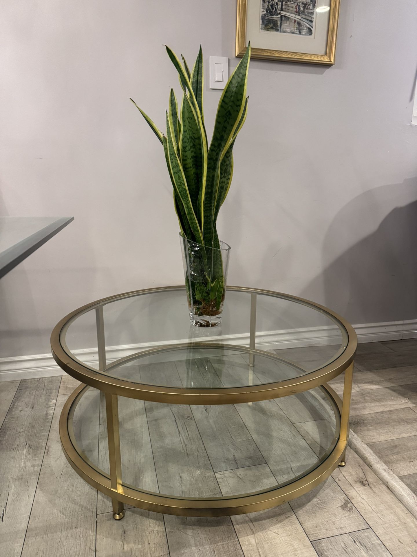 Round Glass Coffee Table