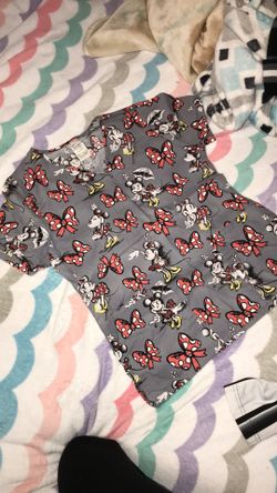 Minnie Mouse Scrub top