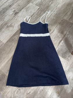 Brandy Melville Blue/White Cotton Dress - "Lillian"