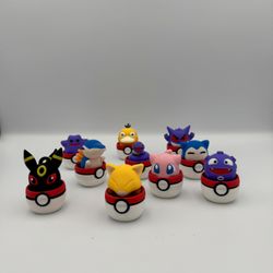 Pokémon custom Fidget clicker Toy  - Snorlax, Mew, Abra & More!