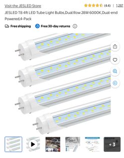4pack jessled led t8 bulbs