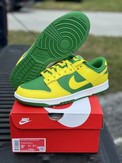 Nike Dunk Low Brazil 2020 Men’s DV0833-300 Size 9.5 Fast Shipping