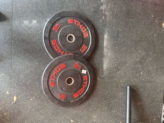 Ethos 10 lb Bumper Plates Olympic Weights
