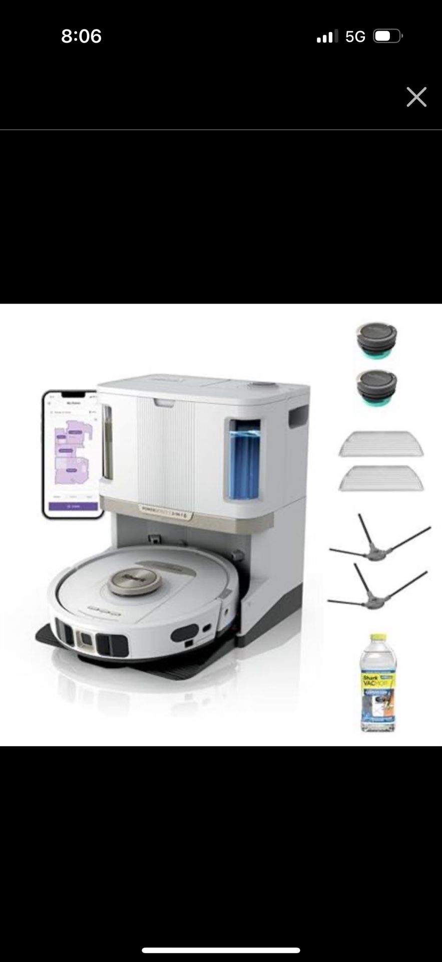 Robot vacuum from Shark.