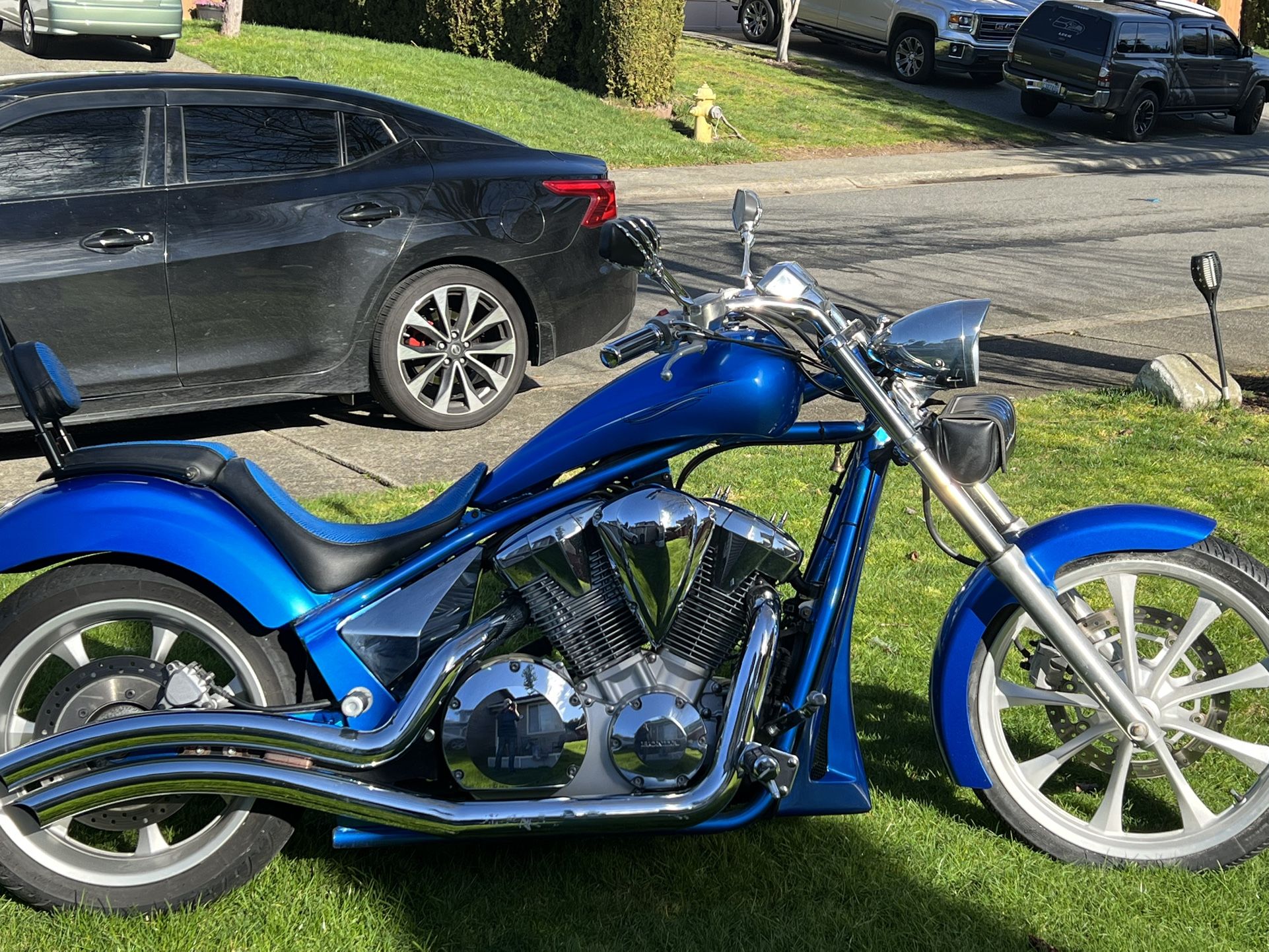 Custom Motorcycle Trade For Bass Tracker Boat