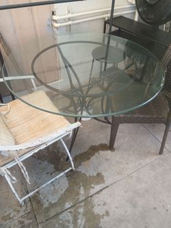 Mesa de cristal