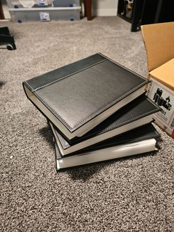 Dvd and blu ray shows 3 Binders full
