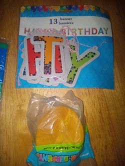Party supplies