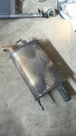 Used OEM Car Muffler / Rear Exhaust – Good Condition