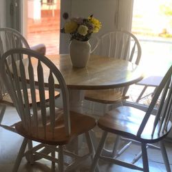 Dining Table with Four Chairs 