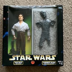 1998 HAN SOLO 12” CARBONITE PRISONER ACTION FIGURE